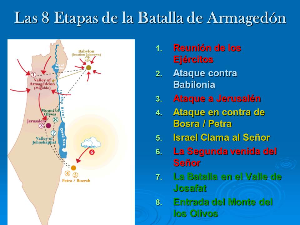 Las 8 Etapas de la Batalla de Armagedón Ministerio Bíblico Cristiano